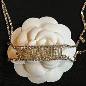 Authentic rare Chanel Crystal choker necklace spring 2022 collection